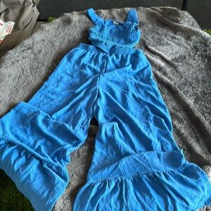 Gorgeous blue jumpsuit size L